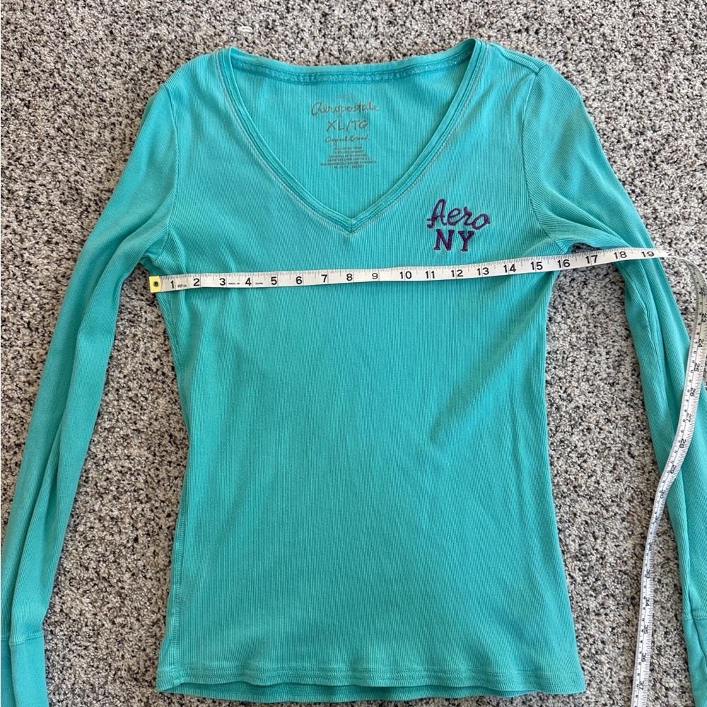 Aeropostale Women’s Tops Bundle - Teal, Aqua, Purple, Hot Pink - Picture 7 of 16